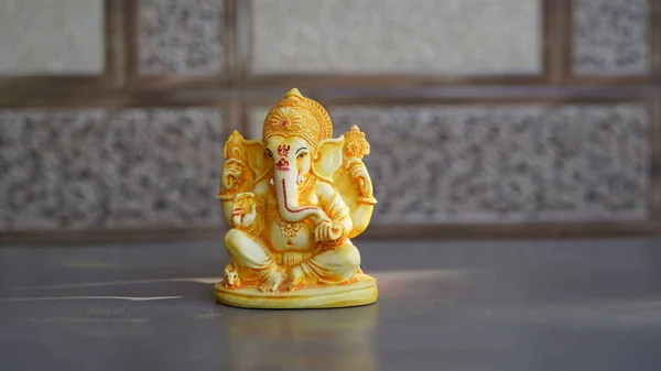 Happy Ganesh Chaturthi Festival Lord Ganesha Statue Beautiful Texture Tiles — Stock Photo, Image