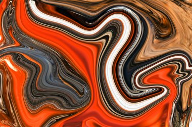 Soyut arkaplan renkli bükülmüş çizgiler