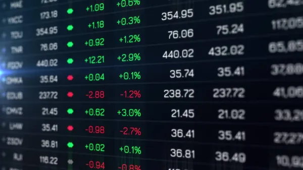 Borsa Borsaları Cilt Liderleri Dijital Tablo arayüzü arkaplanı