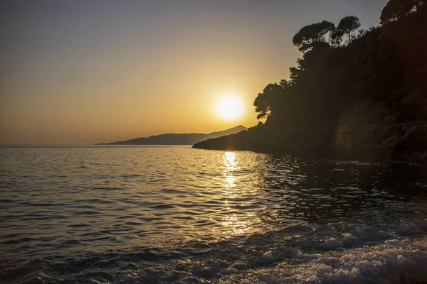 Sunset Coastline Maratea Basilicata Italy — Stockfoto