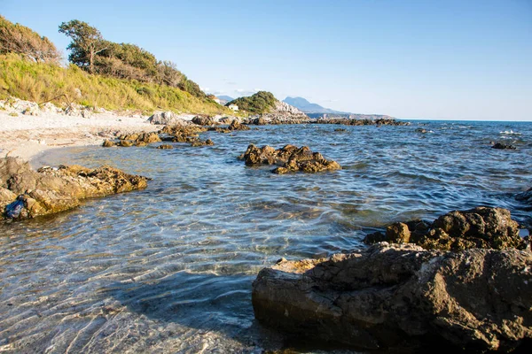 Sunset Coastline Maratea Basilicata Italy — Stockfoto