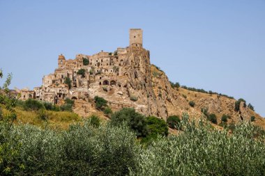 The abandoned town of Craco in Lucania 