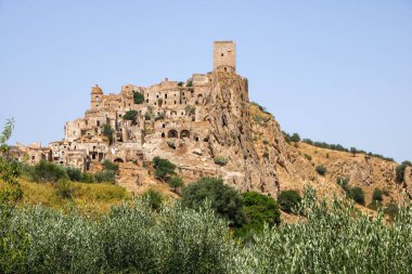 The abandoned town of Craco in Lucania 
