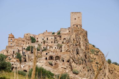 The abandoned town of Craco in Lucania 