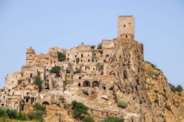 The abandoned town of Craco in Lucania 
