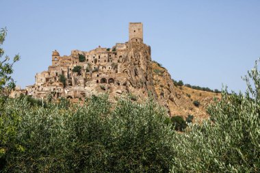 The abandoned town of Craco in Lucania 