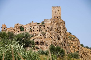 The abandoned town of Craco in Lucania 