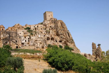 The abandoned town of Craco in Lucania 