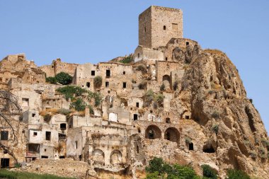 The abandoned town of Craco in Lucania 
