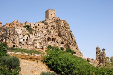 The abandoned town of Craco in Lucania 
