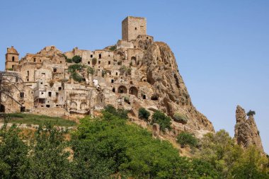 The abandoned town of Craco in Lucania 