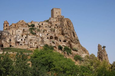 The abandoned town of Craco in Lucania 