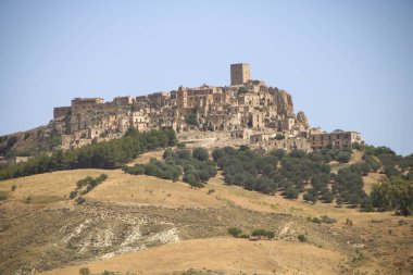 The abandoned town of Craco in Lucania 