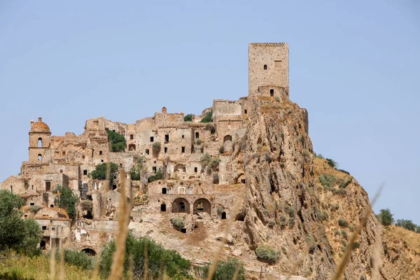 The abandoned town of Craco in Lucania 