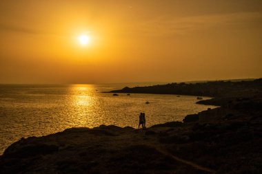 Sunset at Punta Ristola, Santa Maria di Leuca, Italy 