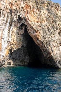 the caves of Salento coast at Santa Maria di Leuca, Apulia regio