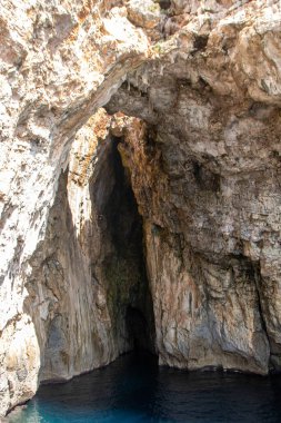 the caves of Salento coast at Santa Maria di Leuca, Apulia regio