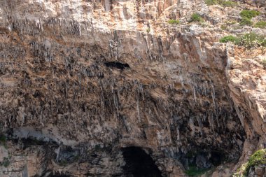the caves of Salento coast at Santa Maria di Leuca, Apulia regio