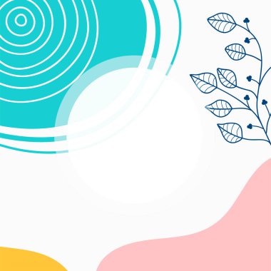 Soyut arkaplan. Modern tasarım şablonu asgari düzeyde. Güzellik sunumu için şık bir kılıf, markalaşma tasarımı. Vektör illüstrasyonu