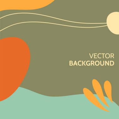 Soyut arkaplan. Modern tasarım şablonu asgari düzeyde. Güzellik sunumu için şık bir kılıf, markalaşma tasarımı. Vektör illüstrasyonu