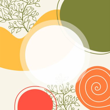 Soyut arkaplan. Modern tasarım şablonu asgari düzeyde. Güzellik sunumu için şık bir kılıf, markalaşma tasarımı. Vektör illüstrasyonu