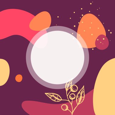 Soyut arkaplan. Modern tasarım şablonu asgari düzeyde. Güzellik sunumu için şık bir kılıf, markalaşma tasarımı. Vektör illüstrasyonu