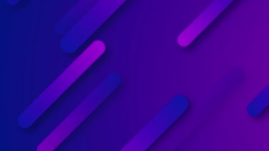 Geometrik arkaplan. Dinamik şekiller 2B kompozisyon animasyonunun kusursuz döngüsüdür