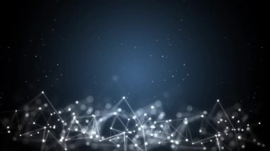 İnternet Döngü arkaplanındaki 4K İnsan Ağı Sembol Dijital Aygıtlarının Simgesi.