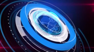 3D Dünya Son Dakika Haberleri Canlı Haber Döngüsü Arkaplan Canlandırması