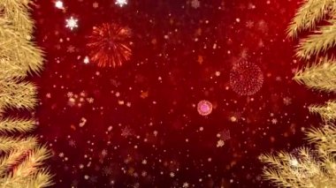 Yeni yıl ve Noel 2022, 2023 altın yazıtlar döngüsü arka planı.