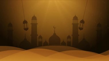 4K döngüsü Ramazan ayı boyunca selamlama. İyi tatiller..