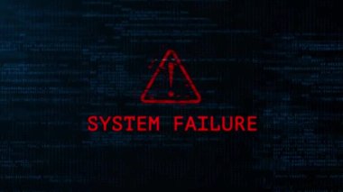 Ekran Döngü Canlandırmasında 4K Sistem hatası iletisi yanıp sönüyor.