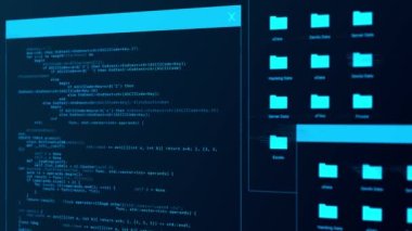 Bilgisayar ekranındaki bilgisayar ağına 4K Sistemi hacklenmiş uyarı siber saldırısı.