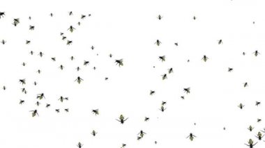 Kovan üzerinde uçan arı. Arı kovanı ya da arı kovanının arka planında kocaman bir bal var. Bal arıları