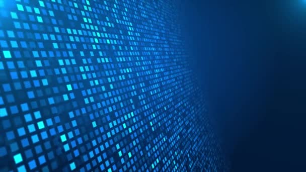 Cyberespace numérique Intelligence artificielle Quantum Computer Technology Fond de boucle. — Video
