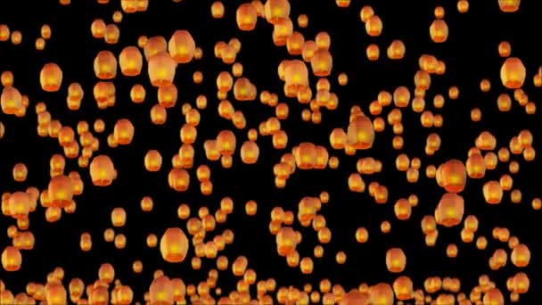 Bright Hope Paper Floating Lantern Fairy-Lights Over Night Background Lanterns на сайті IMDb. — стокове відео