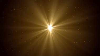 Işık sızıntısı 4K görüntüsü. Lens parlaklığı bokeh örtüleri, alev döngüsü arkaplanı yak.