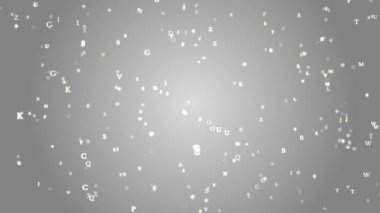 Geometrik optik denklemlere doğru yumuşak bir yolculuk fizik formülleri Döngü Animasyon Arkaplanı.