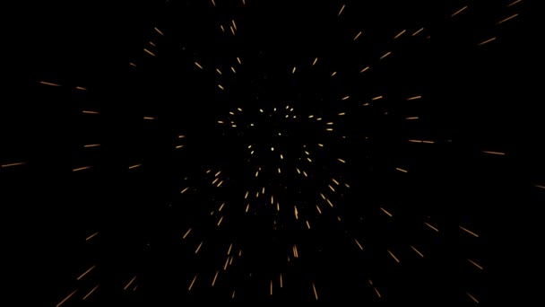 4K Abstrak Loop tak terlihat dari Fireworks Show Explosion Background asli. — Stok Video