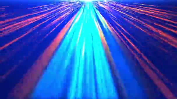 Höghastighetsflygning i laserstråle Snabb energi ränder VJ Lasrar Geometrisk bakgrund. Linjer — Stockvideo