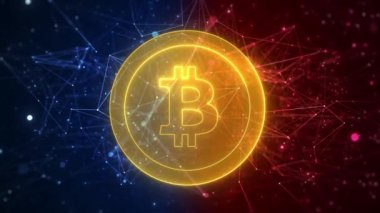 Bitcoin engelleme zinciri kripto para birimi dijital şifreleme ağı dünya parası döngüsü Arkaplanı
