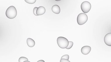 Paskalya yumurtası animasyonu. Yeşil arka planda Paskalya yumurtası animasyonu.