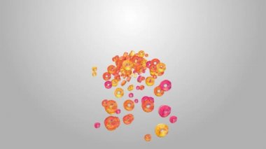 3D, Düşen Çörekler 'i yeşil ekran üzerinde yüzen tatlı şeker döngüsü arka planına dönüştürdü. 4K