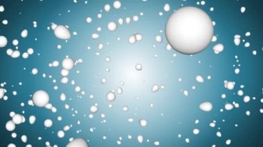 Yeşil arka planda 4K 3D Paskalya yumurtaları yuvarlanıyor. Mutlu Paskalyalar. Bir sıra yumurta geleneksel bahar kutlaması.