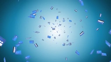 Bankamatik yazıtlı banka kartı, çevrimiçi bankacılık ve para ödemesi, yatırım ve ödeme kavramı