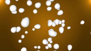 Yumurta yeşili ekran döngüsünün 4K Arkaplanı 3 boyutlu canlandırma