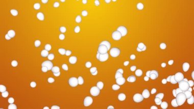 3 boyutlu animasyon Paskalya yumurtaları düşen yeşil ekran döngüsü arka planı.