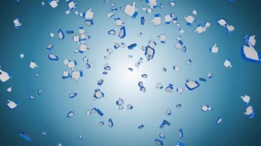 Emoji Sosyal Ağ Animasyonu, Yapılandırma, Arkaplan, Alfa Kanalı ile 4k Döngü.