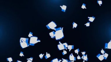 Emoji Sosyal Ağ Animasyonu, Yapılandırma, Arkaplan, Alfa Kanalı ile 4k Döngü.