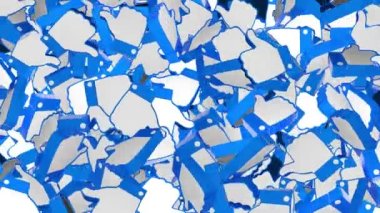 Başparmaklar yukarı ve yıldızlar yeşil arka planda animasyon derecesi veriyorlar. 4k video. Krom Anahtar, Pozitif Başparmak Yukarı